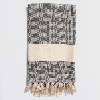 Nordic Handwoven Hammam Towel, 4 of 9