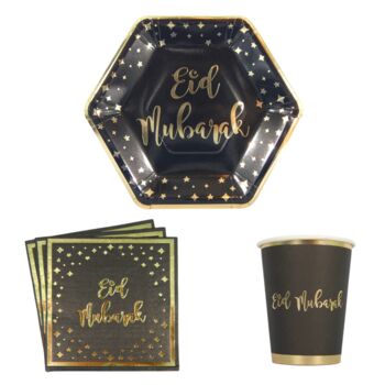Eid Party Pack Black And Gold, 4 of 4