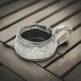 Stoneware Glazed Tea Cup Tea Light Holder, thumbnail 2 of 10