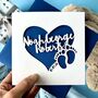 Papercut Heart Personalised New Baby Card, thumbnail 2 of 5