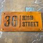 Corten Steel House Name Sign, thumbnail 5 of 12