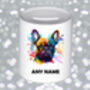 French Bull Dog Gifts. Color Splash, Dog Lover Gift Personalised, thumbnail 5 of 5