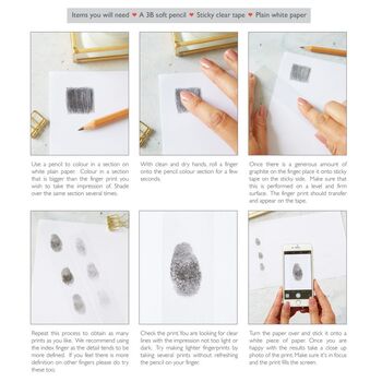 Men's Fingerprint Charm Leather Necklace, 2 of 4