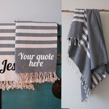 Personalised Sustainable Beach And Bath Towel, 5 of 12