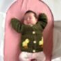 Personalised Baby Name Cardigan With Chicks, thumbnail 3 of 12