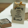 Personalised Wedding Invitation Stamp Lace Design, thumbnail 4 of 4