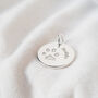 Personalised Round Pet Paw Print Charm, thumbnail 2 of 7