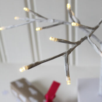 White Twig LED Christmas Tree, 4 of 4