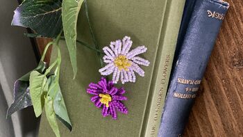 Aster Beaded Flower Craft Kit, 3 of 4