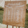 Large Personalised Wooden Table Plan, thumbnail 1 of 3
