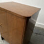 A Vintage 1950/60s Petite Compact Oak Bedside Cabinet, thumbnail 7 of 12