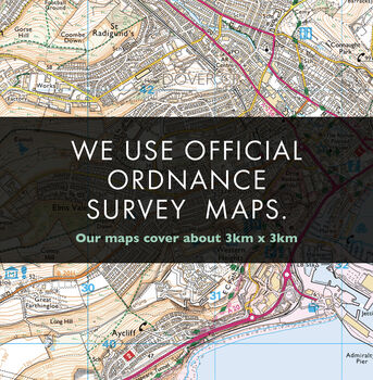 The Start Of Us Personalised UK Map Print, 9 of 9