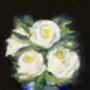 White Rose Acrylic Painting Kit With Video Tutorial, thumbnail 4 of 7