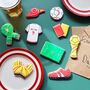 Hand Iced Football Mad Biscuit Tin, thumbnail 1 of 3