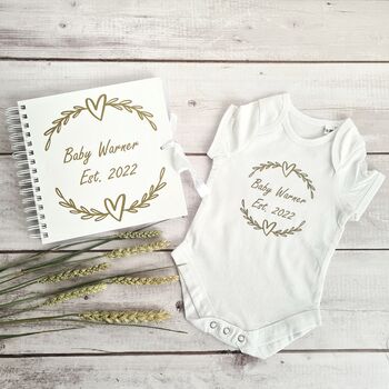 Personalised Baby Bodysuit. Babygrow, 3 of 4