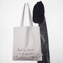 Personalised Message/Note Organic Tote Bag, thumbnail 1 of 4