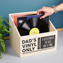Personalised Vinyl Record Storage Box, thumbnail 1 of 4