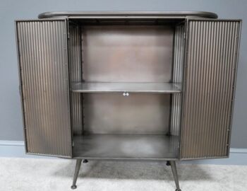Industrial Oval Metal Cabinet, 3 of 3