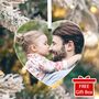 Your Favourite Photo Ceramic Heart Hanging Decoration + Gift Box, thumbnail 1 of 7