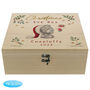 Wooden Christmas Eve Box Personalised Xmas Eve Box For Children, thumbnail 5 of 7