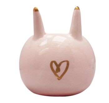 Gift Boxed Pink Ceramic Rabbit Egg Cup, 6 of 6