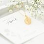 April Daisy Gold Plated Birthflower Necklace, thumbnail 4 of 11