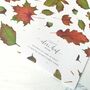Autumnal Leaves Luxury Wrapping Paper, thumbnail 3 of 7