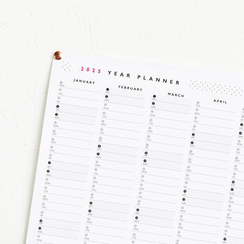 2025 Portrait Year Planner Calendar, 2 of 3