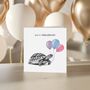 Let’s Shellabrate Tortoise Balloon Card, thumbnail 2 of 6