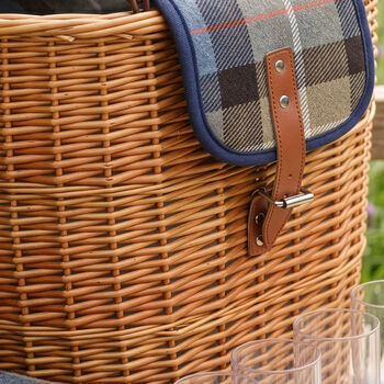 Oval Ravenstor Chiller Picnic Hamper Basket, 5 of 5