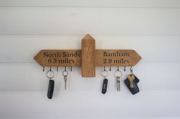 Wooden Key Hanger For Wall, 3 of 8