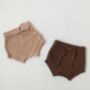 Chunky Knit Shorties | Scandi Childrenswear, thumbnail 1 of 4