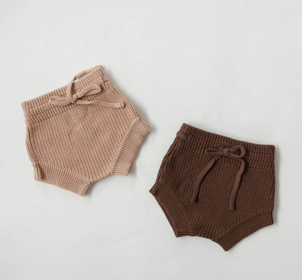 Chunky Knit Shorties | Scandi Childrenswear, 1 of 4