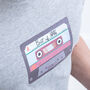 Cassette Tape Personalised T Shirt, thumbnail 2 of 2