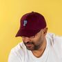 Adults Personalised Embroidered Varsity Initial Cap, thumbnail 1 of 7