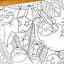 Fun Sloths Giant Activity Colouring Poster, thumbnail 8 of 8