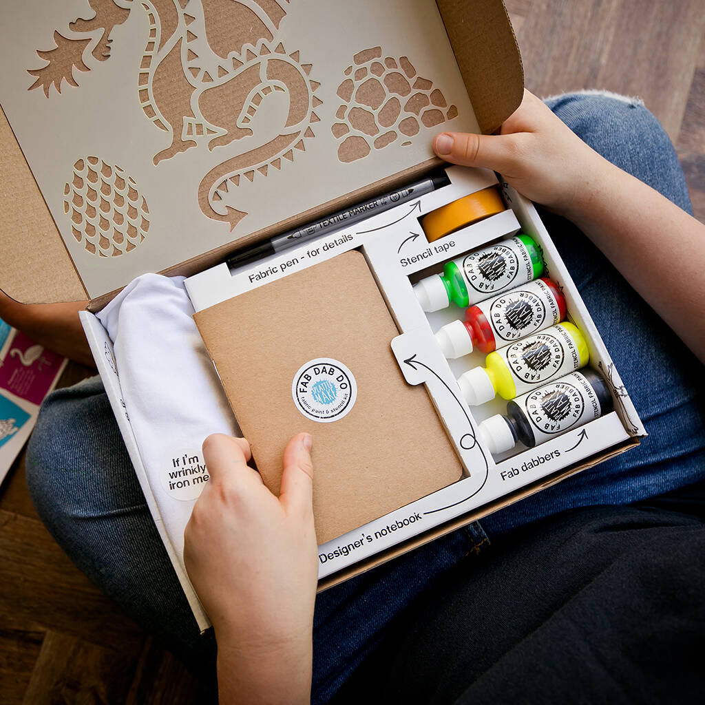 Image of Dragon T Shirt Printing Stencil Kit