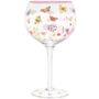 Bumble Bee /Butterfly Hand Painted Gin Glass, thumbnail 2 of 4