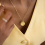 Personalised Birthday Disc Name Necklace, thumbnail 4 of 12