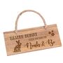 Personalised Easter Bunny Wooden Sign, thumbnail 7 of 7