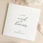 Luxury Wedding Day Card For Maid Of Honour With Wax Seal, thumbnail 5 of 8