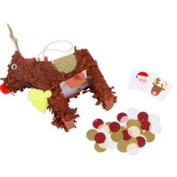 Christmas Reindeer Pinata Decoration, 3 of 4