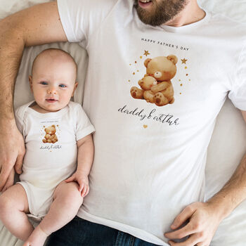 Personalised Daddy And Child Matching T Shirts Gift, 3 of 7