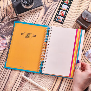 Personalised Photography Journal Notebook, 4 of 10