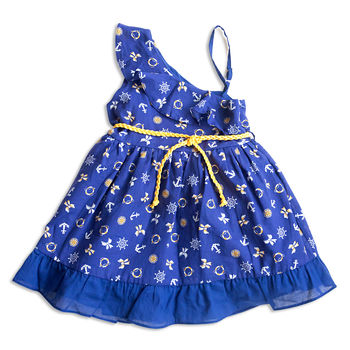 Marine Themed Baby Girl Dress, 4 of 5
