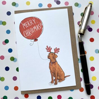 Labrador Christmas Card, 4 of 4