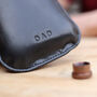 Copper Hip Flask With Personalised Leather Sleeve, thumbnail 7 of 12