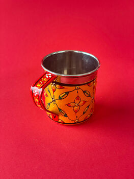 ‘Darbaar’ Hand Painted Indian Chai Cup, 3 of 3