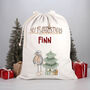 Large Christmas Sack With Charming Reindeer, Snowman Or Woolly Sheep Design, thumbnail 4 of 7