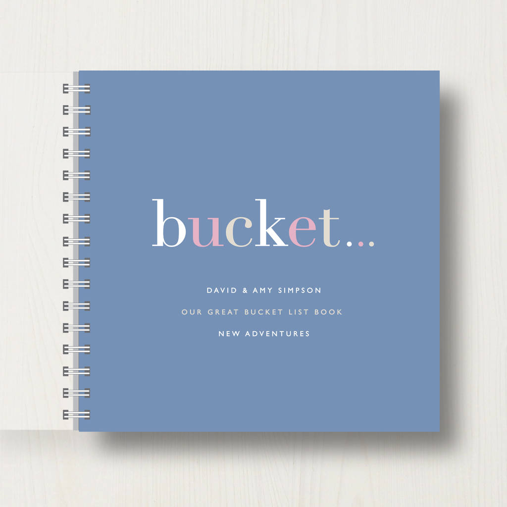 Personalised 'Bucket' List Memory Book Or Album, 1 of 11